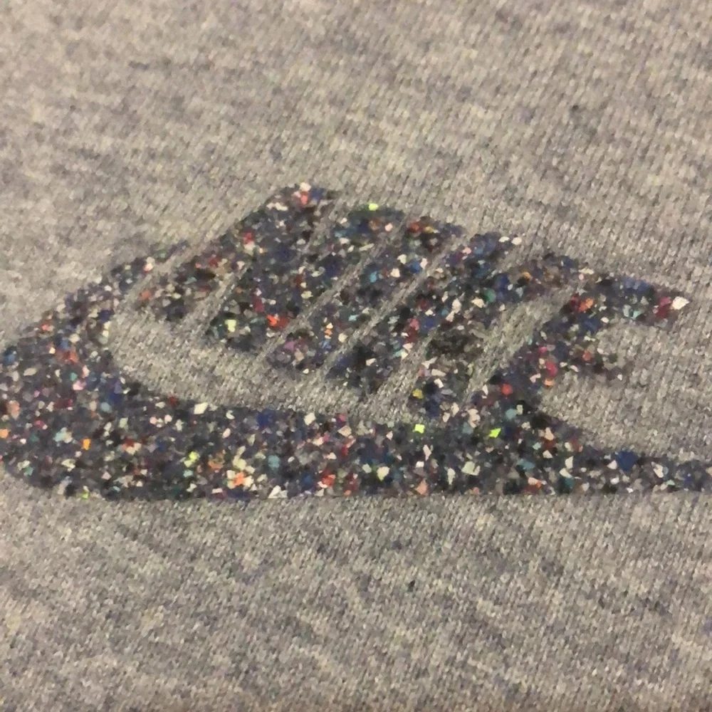 Nike men’s gray cotton swoosh short sleeve T-shirt - Picture 3 of 4